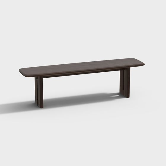 ZY336 Walnut Color Bench