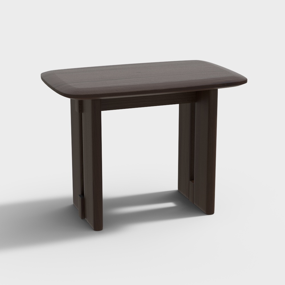 ZY338 walnut stool