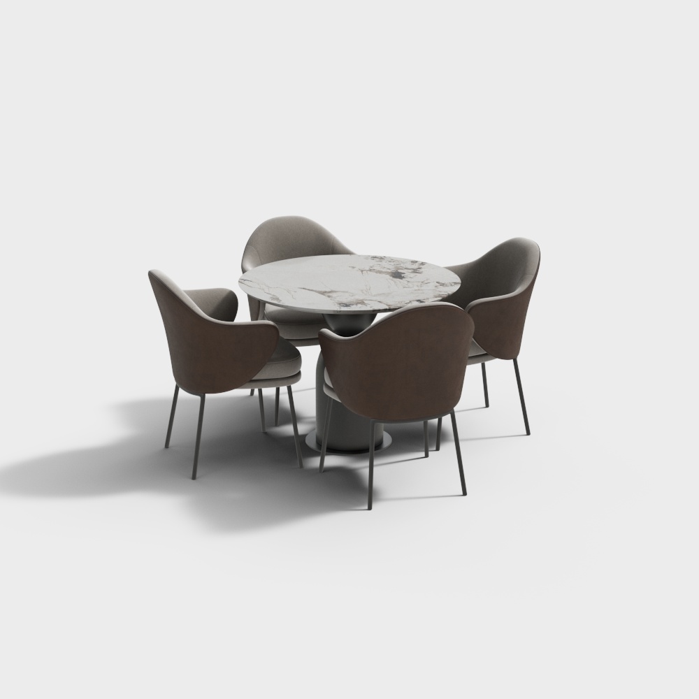 Set di tavolo e sedie per conferenze moderne