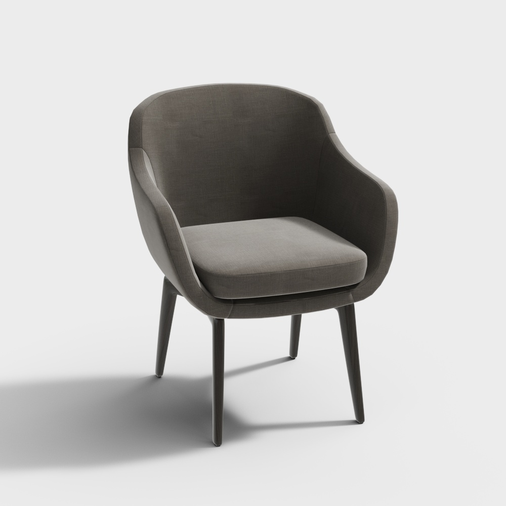 Кожаный обеденный стул Y2436