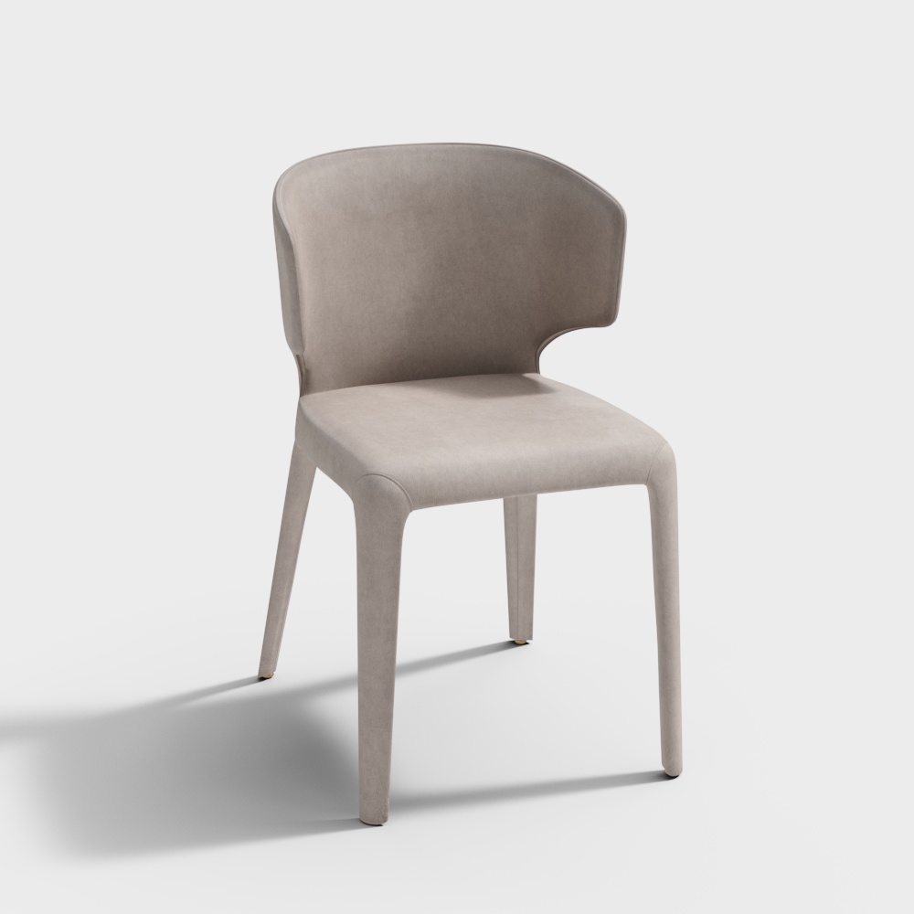 Стул для столовой светлого цвета