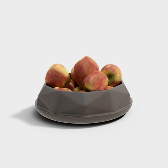 Geometric Fruit Bowl 3D model