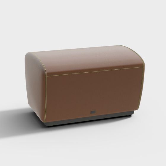 Urban Comfort Ottoman 3D model for Modern Spaces