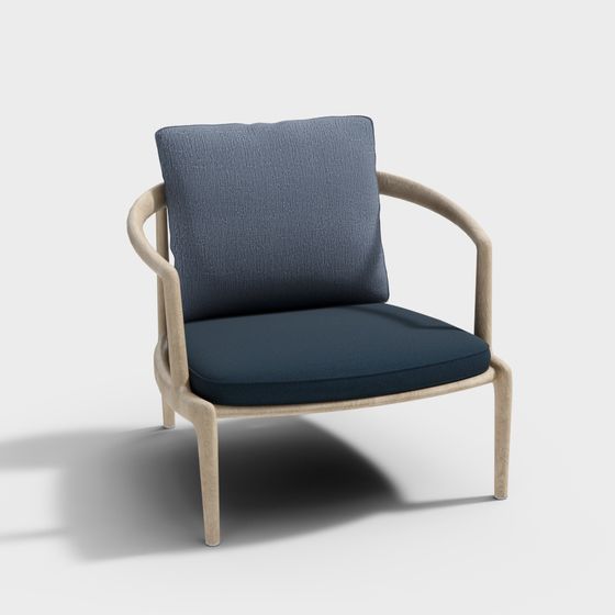 Cozy Lounge Chair 3D model