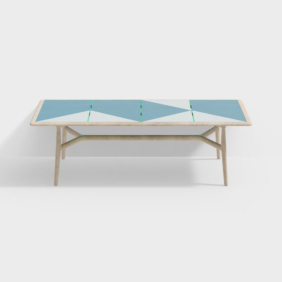 Geometric Art Coffee Table 3D model