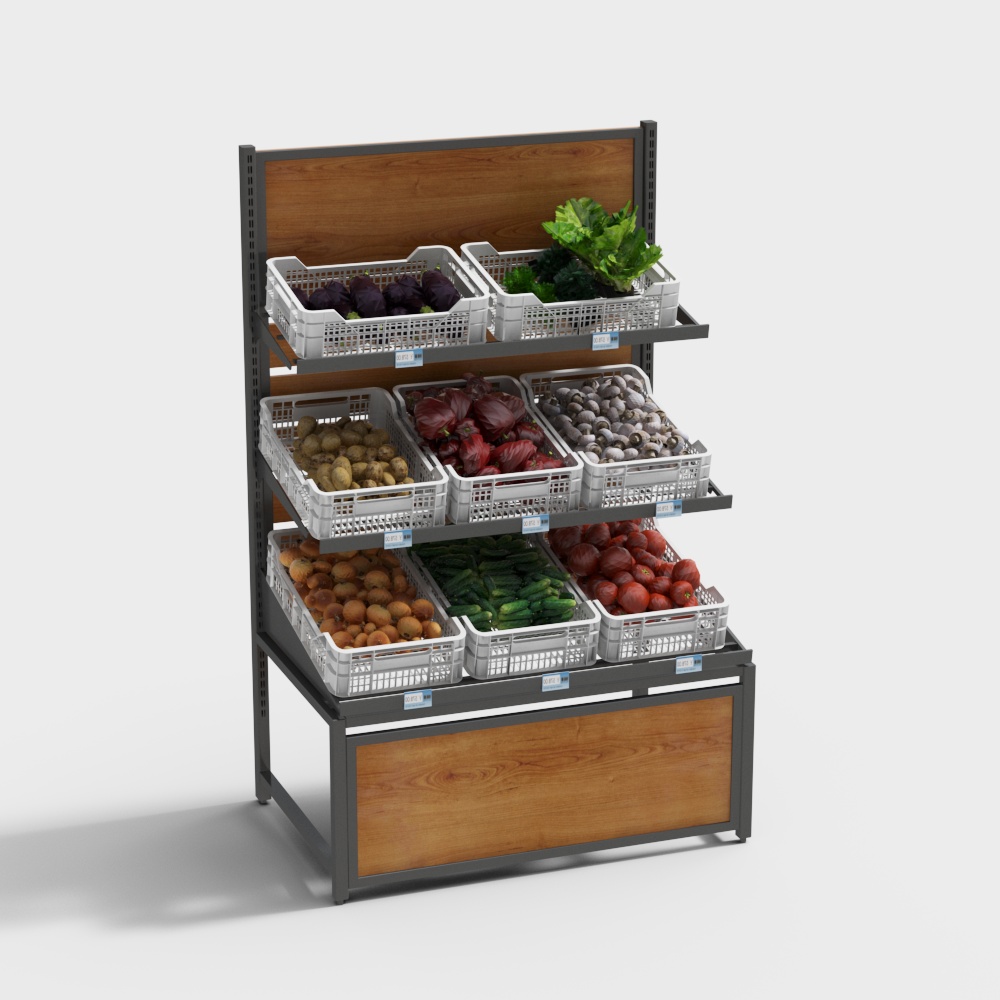 モダンフルーツと野菜棚