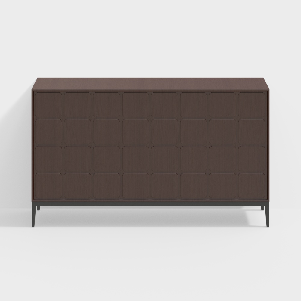 Cửa tủ ngăn phòng khách gỗ tự nhiên cổ điển