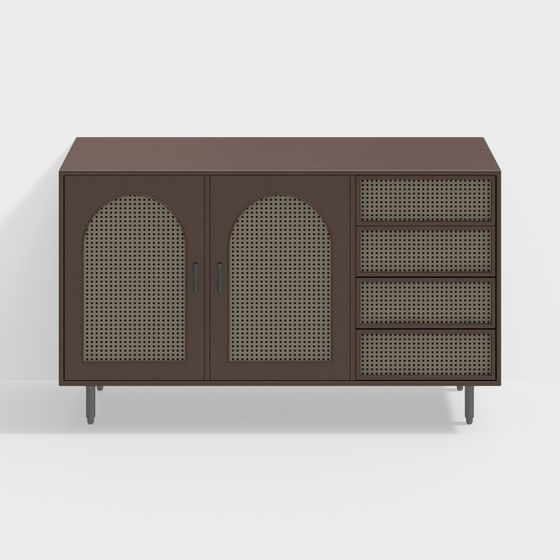 Mid-Century Modern Sideboard 3D model