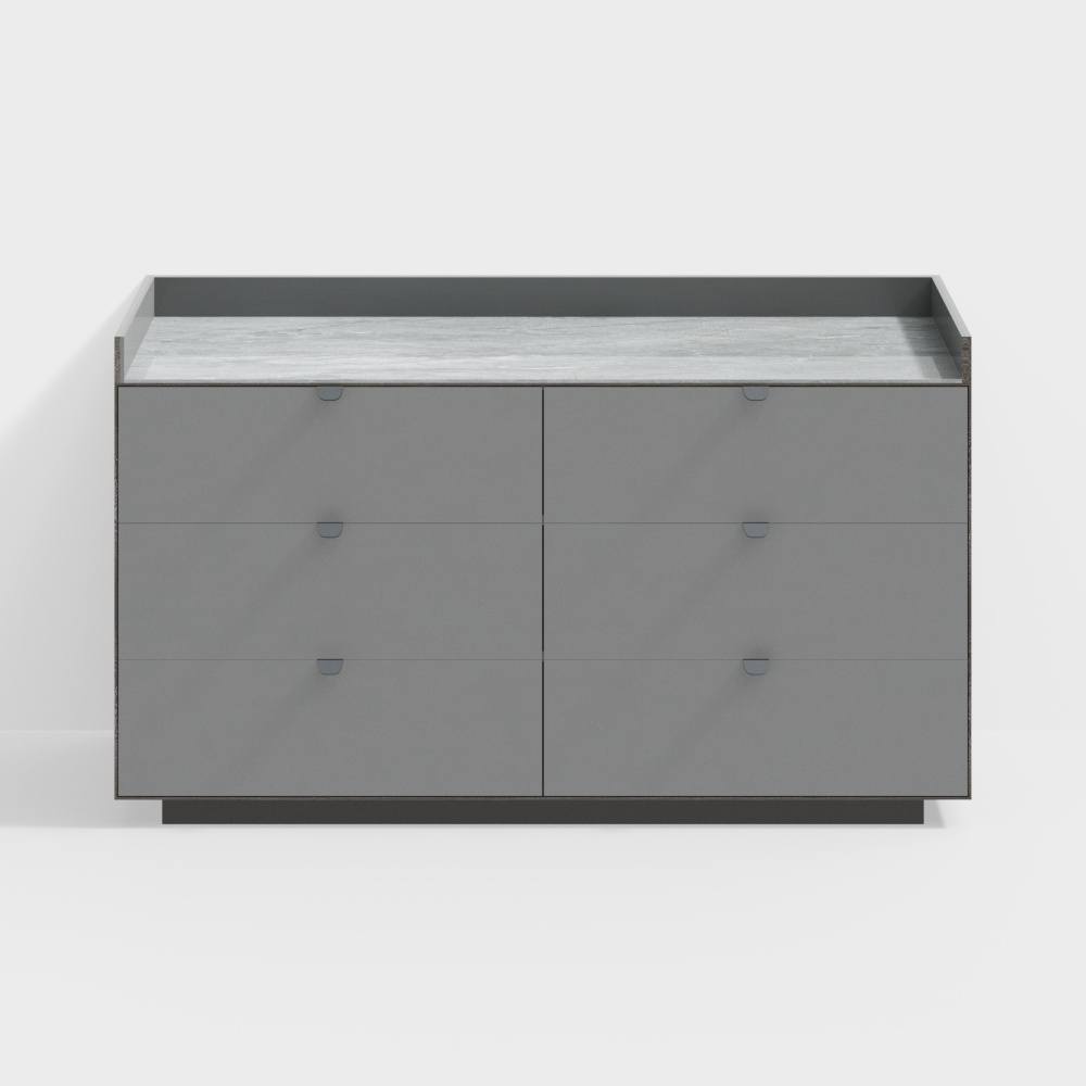 D2201 Six-Drawer Cabinet
