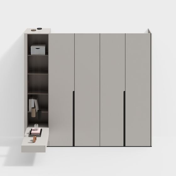 Minimalist Urban Closet 3D model