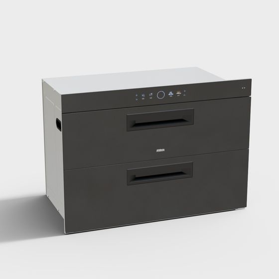 Smart Storage Cabinet 3D model for Modern Spaces