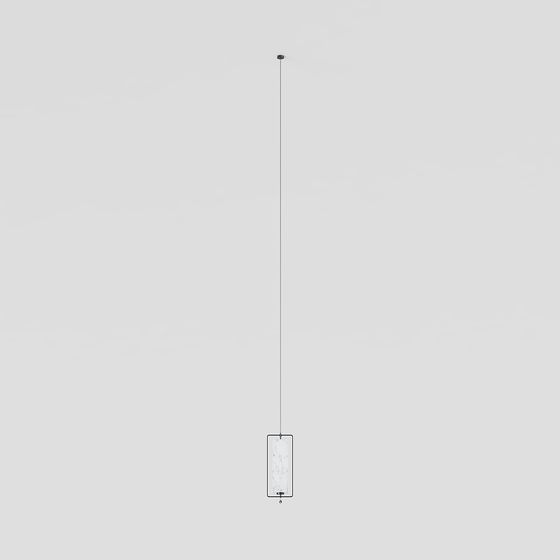 Elegant Low-Poly Pendant Light 3D model