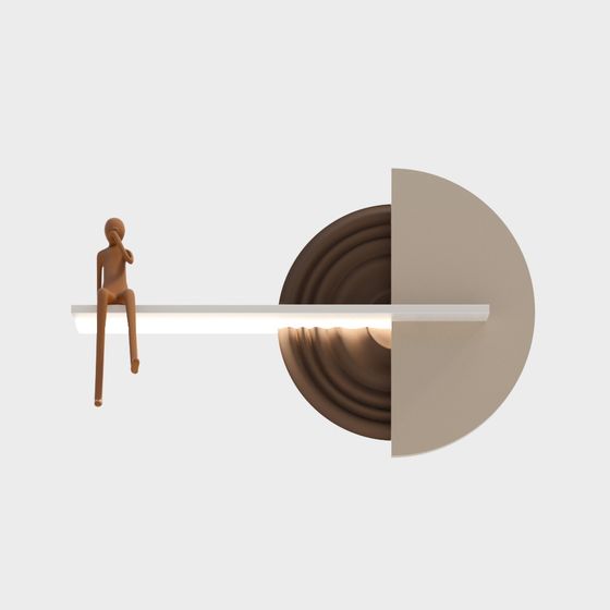 Balance Chair 3D model for Modern Spaces