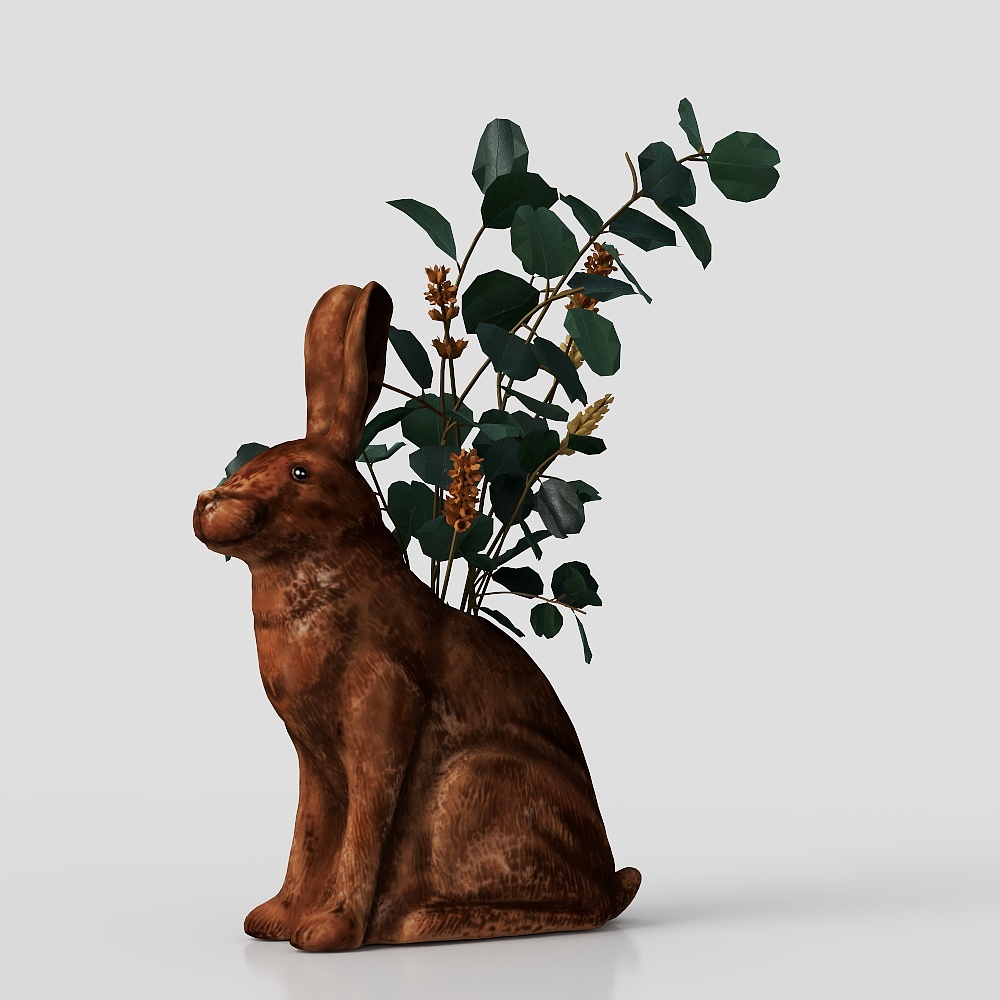 Fresh Flower and Green Plant Decoration Set 001