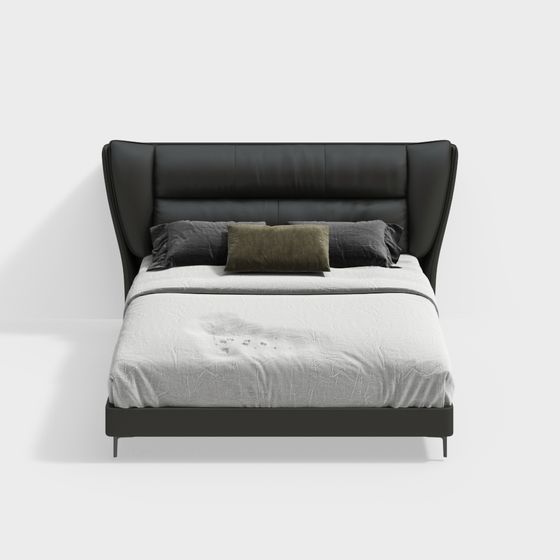 Urban Elegance Bed 3D model