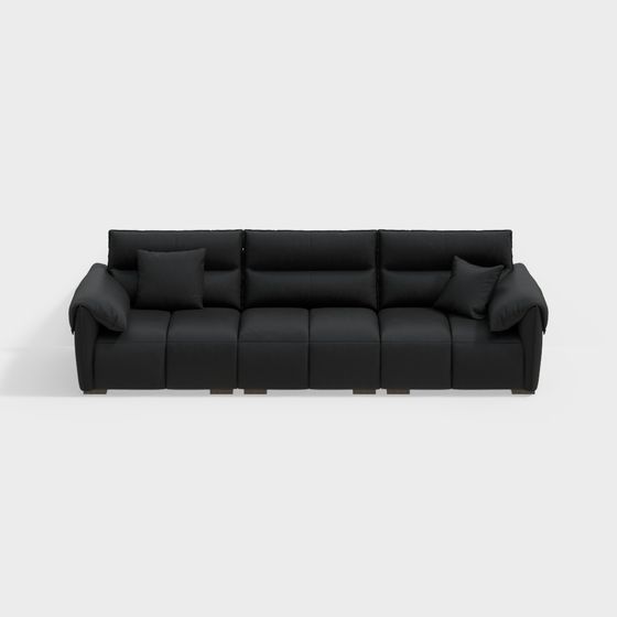 Urban Comfort Sofa 3D model for Modern Spaces