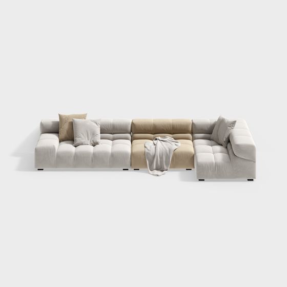 Urban Comfort Sofa 3D model
