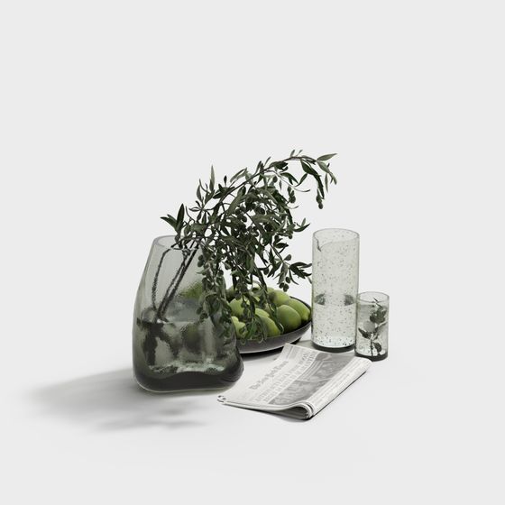 Urban Greenery 3D model for Creative Projects