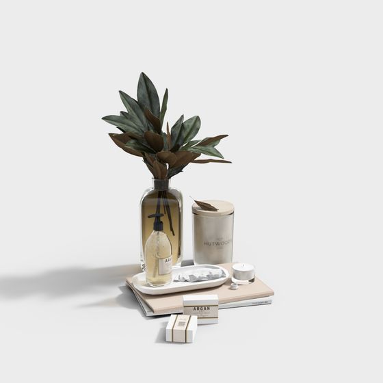 Indoor Decorative Items Collection 3D model for Creative Projects