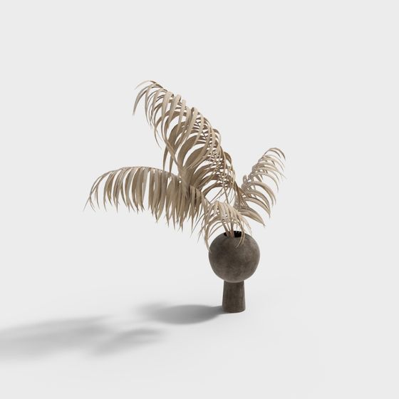 Tropical Style Vase 3D model