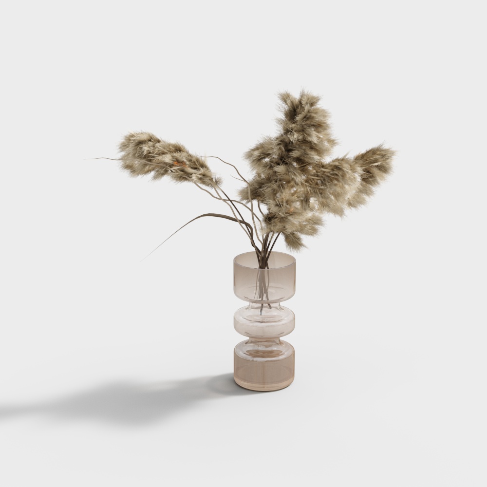 Vase with Dry Branch Ornament