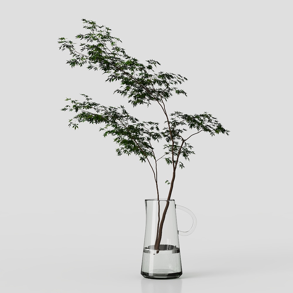 Hydroponic Green Plant Ornament