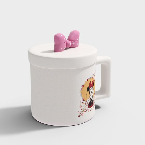 Minnie Mouse's Tea Cup 3D model