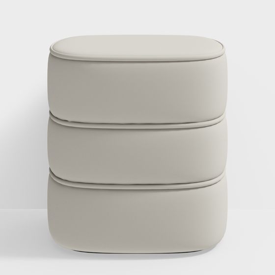 Modern Round Storage Jar 3D model