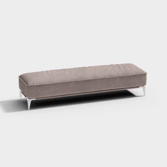 Urban Leisure Bench 3D model