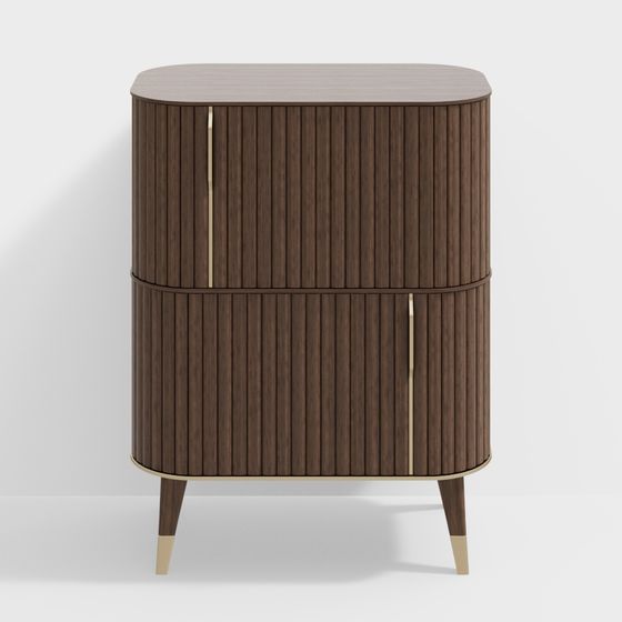 Mid-Century Modern Cabinet 3D model
