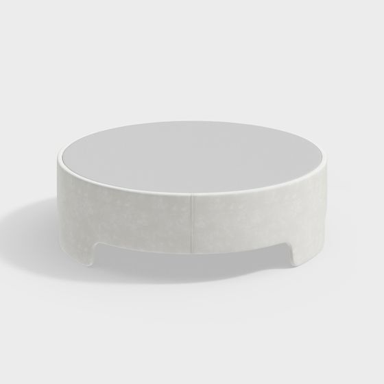 Stylish Low-Poly Round Table 3D model for Modern Spaces