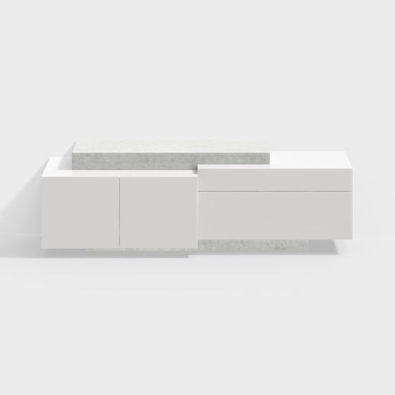 Urban Edge Console 3D model for Modern Spaces