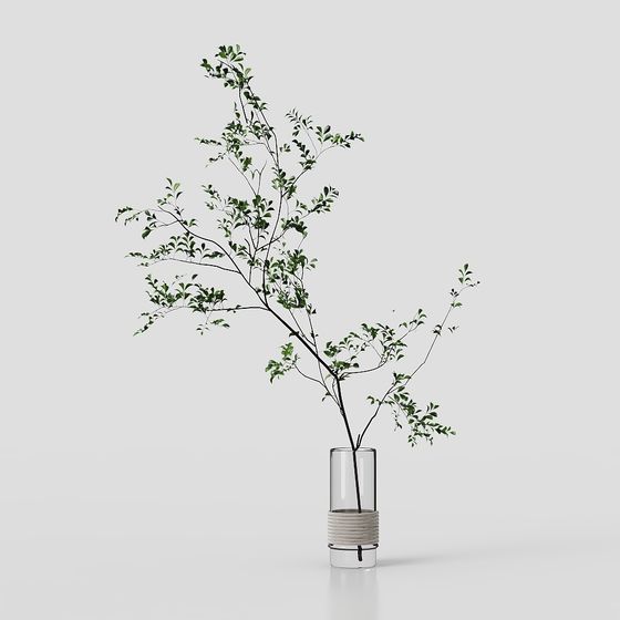 Natural Harmony 3D model - Modern Minimalist Vase
