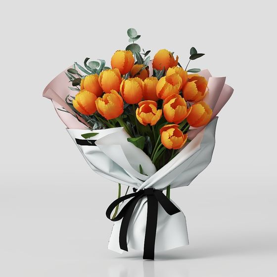 Современный букет цветов