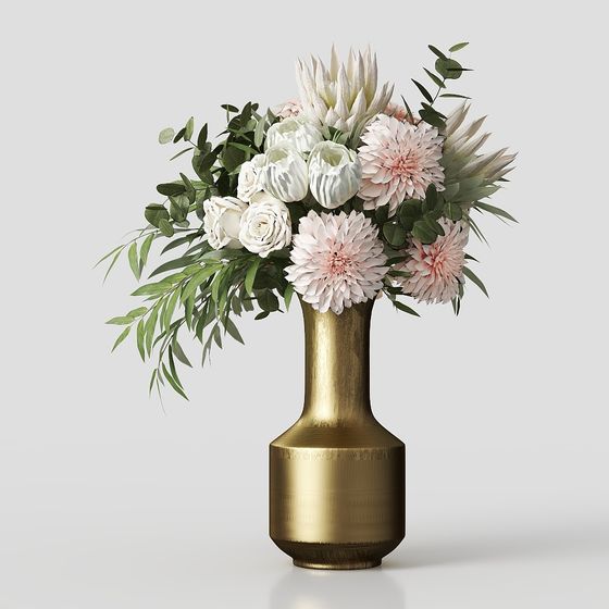 Golden Bloom 3D Model