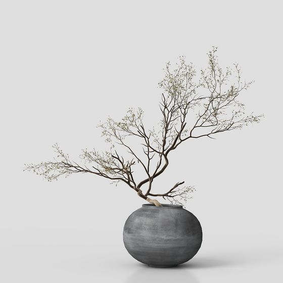 Winter Vitality 3D model - Low Poly with High Detail