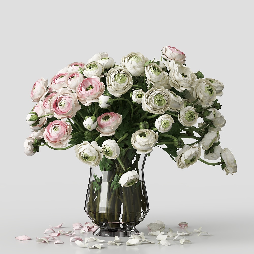 European Floral Art Ornament