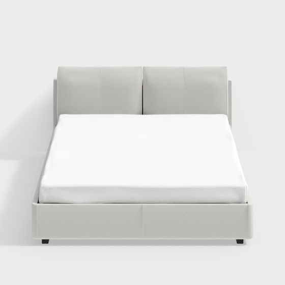 Modern Minimalist Bed Frame 3D model