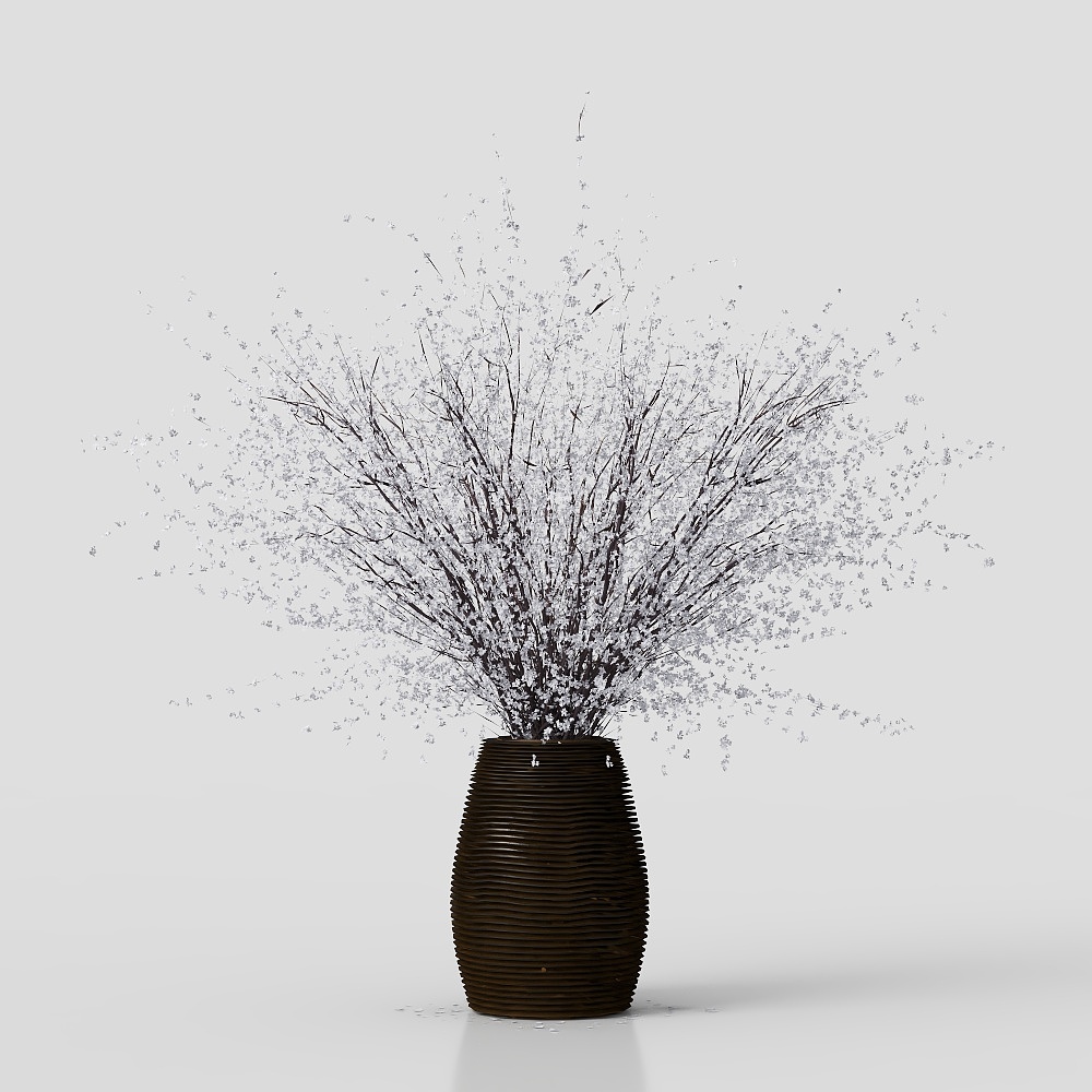 Эстетически простое и спокойное украшение для цветов