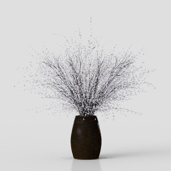 Эстетически простое и спокойное украшение для цветов