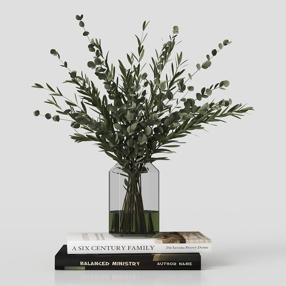 Lush Green Vase 3D model