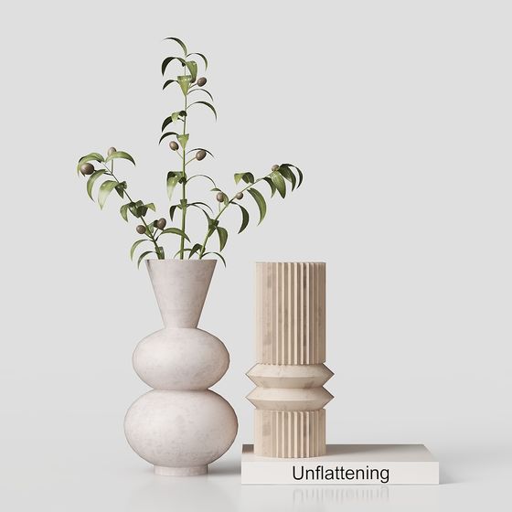 Green Plant Vase for Fresh Decor