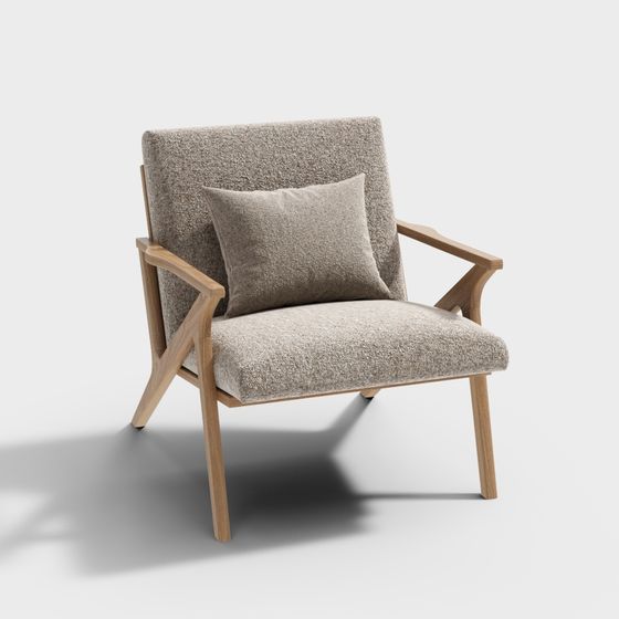 Cozy Lounge Chair 3D model