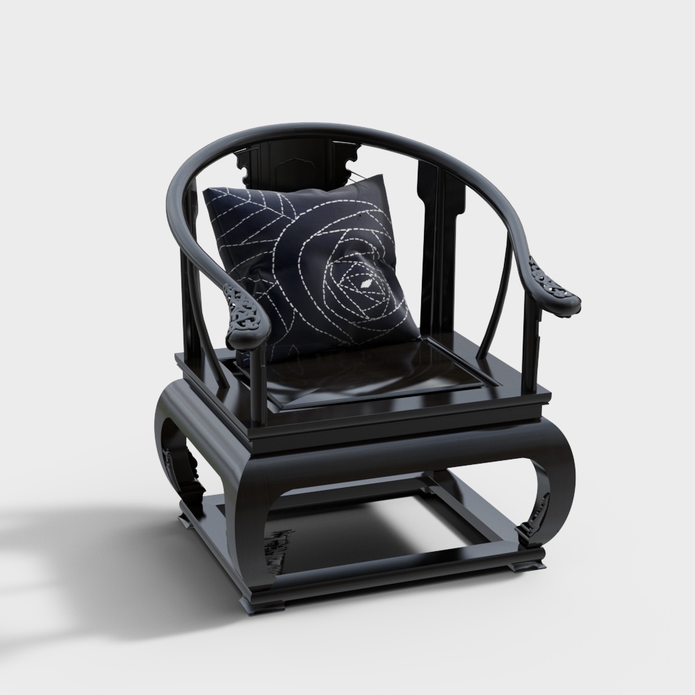 New Chinese Round Chair