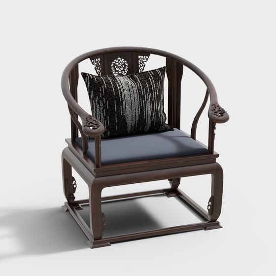 Classic Elegance Chair 3D model