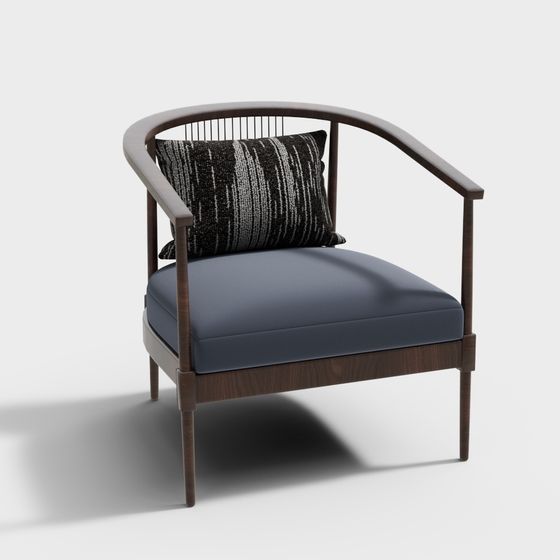 Cozy Retreat 3D model Chair