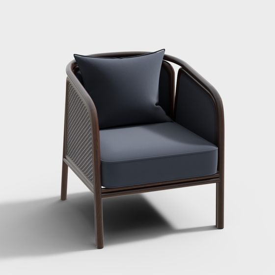 Cozy Lounge Chair 3D model