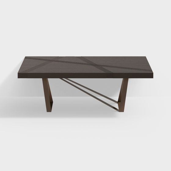 Geometric Art Table 3D model