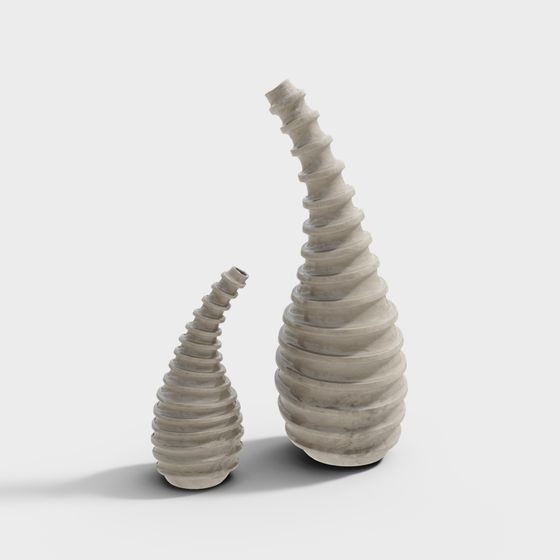 Elegant Spiral Staircase 3D model for Modern Design