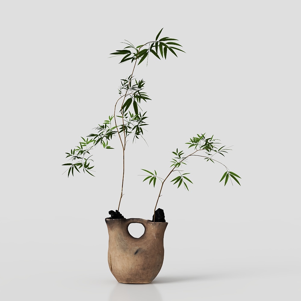 Chinese Style Green Plant Ornament